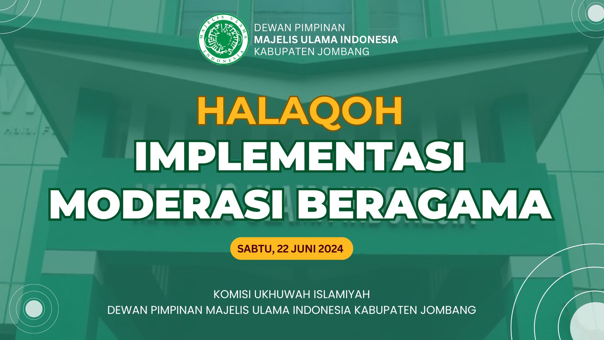 Halaqoh Moderasi Beragama